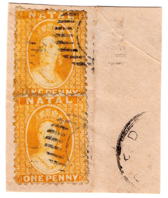 (I.B) Natal Revenue : Duty Stamp 1d (postal)