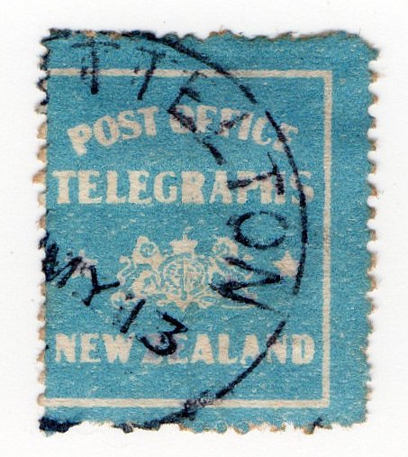 (I.B) New Zealand Telegraphs : Dispatch Label (Lyttelton 1913)