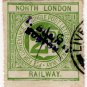 (I.B) North London Railway : Letter 2d (postal)