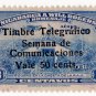 (I.B) Nicaragua Telegraphs : Postal Charity Overprint 50c