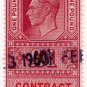 (I.B) George VI Revenue : Contract Note £1