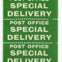 (I.B) George V Postal : Special Delivery Labels