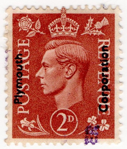 (I.B) George VI Commercial Overprint : Plymouth Corporation