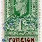 (I.B) George VI Revenue : Foreign Bill 1/-