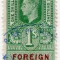 (I.B) George VI Revenue : Foreign Bill 1/-