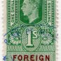 (I.B) George VI Revenue : Foreign Bill 1/-