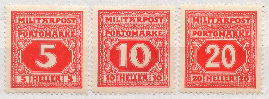 (I.B) Austria Postal : Military Post Collection