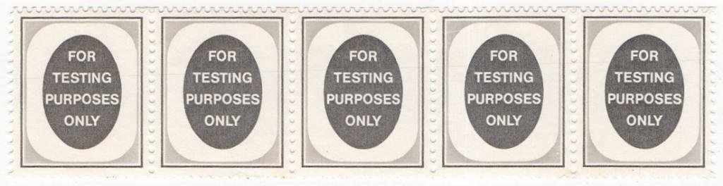 (I.B) Cinderella Collection : Harrison Machine Testing Stamps