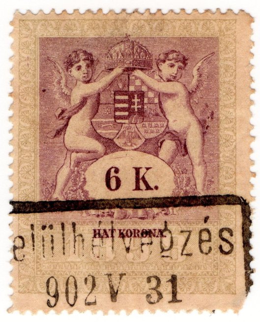 (I.B) Austria/Hungary Revenue : Stempelmarke 6k