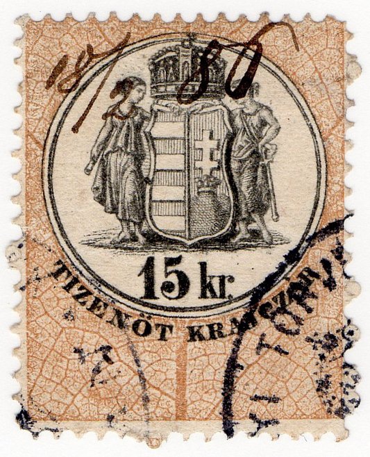 (I.B) Austria/Hungary Revenue : Stempelmarke 15kr