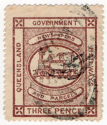 (I.B) Australia - Queensland Railways : Parcel 3d