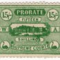 (I.B) Australia - Western Australia Revenue : Probate 15/-