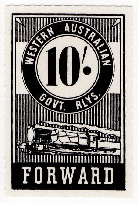 (I.B) Australia - Western Australia Railways : Parcel 10/-