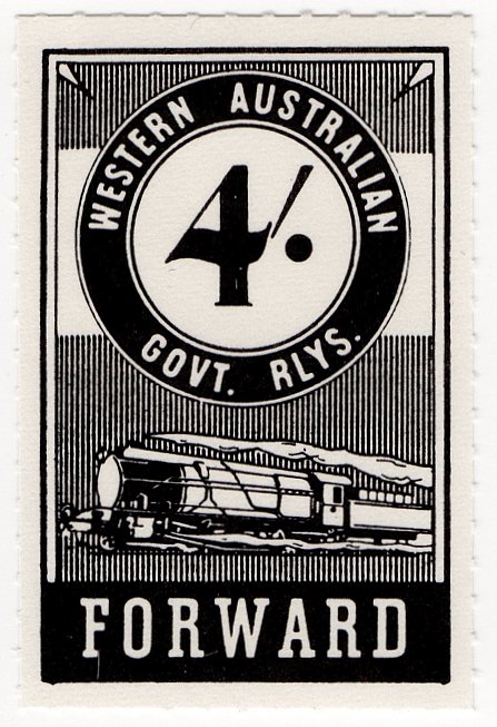 (I.B) Australia - Western Australia Railways : Parcel 4/-