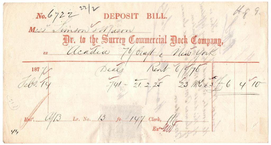 (I.B) QV Revenue : Justice Room 1/- (complete deposit bill)