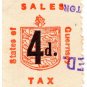 (I.B) Guernsey Revenue : Sales Tax 4d (German Occupation)