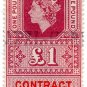 (I.B) Elizabeth II Revenue : Contract Note £1