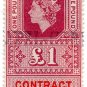 (I.B) Elizabeth II Revenue : Contract Note &Acirc;&pound;1
