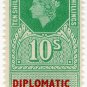 (I.B) Elizabeth II Revenue : Diplomatic Service 10/-