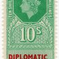 (I.B) Elizabeth II Revenue : Diplomatic Service 10/-