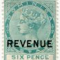 (I.B) Dominica Revenue : Duty Stamp 6d