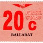 (I.B) Australia - Victoria Railways : Parcels 20c (Ballarat)