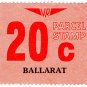 (I.B) Australia - Victoria Railways : Parcels 20c (Ballarat)