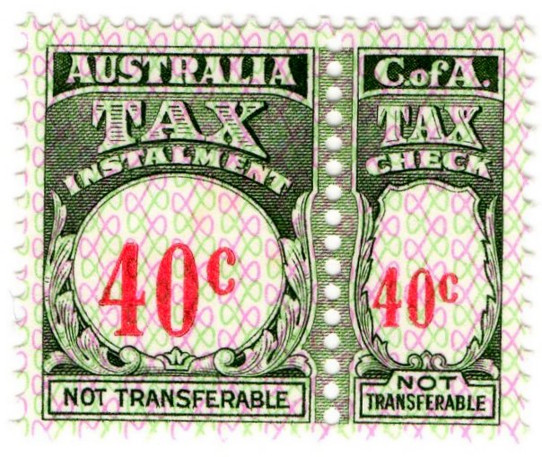 (I.B) Australia Revenue : Tax Instalment 40c