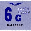 (I.B) Australia - Victoria Railways : Parcels 6c (Ballarat)