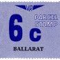(I.B) Australia - Victoria Railways : Parcels 6c (Ballarat)