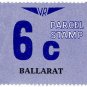 (I.B) Australia - Victoria Railways : Parcels 6c (Ballarat)