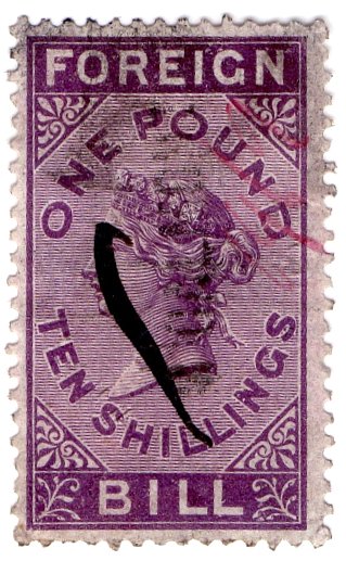 (I.B) QV Revenue : Foreign Bill &Acirc;&pound;1 10/-