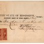 (I.B) US Revenue : Summons (Mississippi 1866) complete document
