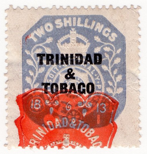 (I.B) Trinidad & Tobago Revenue : Duty 2/-