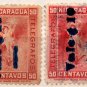 (I.B) Nicaragua Telegraphs : Overprint Collection (1905)