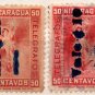 (I.B) Nicaragua Telegraphs : Overprint Collection (1905)