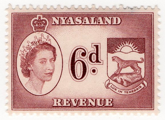 (I.B) Nyasaland Revenue : Duty 6d