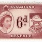 (I.B) Nyasaland Revenue : Duty 6d