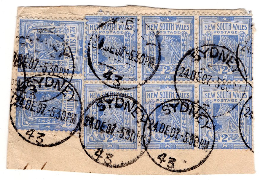 (I.B) Australia Postal : NSW 1/4d