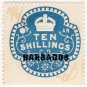 (I.B) Barbados Revenue : Duty 10/-