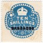 (I.B) Barbados Revenue : Duty 10/-