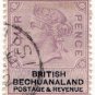 (I.B) British Bechuanaland Revenue : Duty 4d