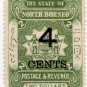 (I.B) British North Borneo Postal : State 4c on $2 OP