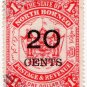 (I.B) British North Borneo Postal : State 20c on $1 OP