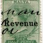 (I.B) Malta Revenue : Duty Stamp ½d