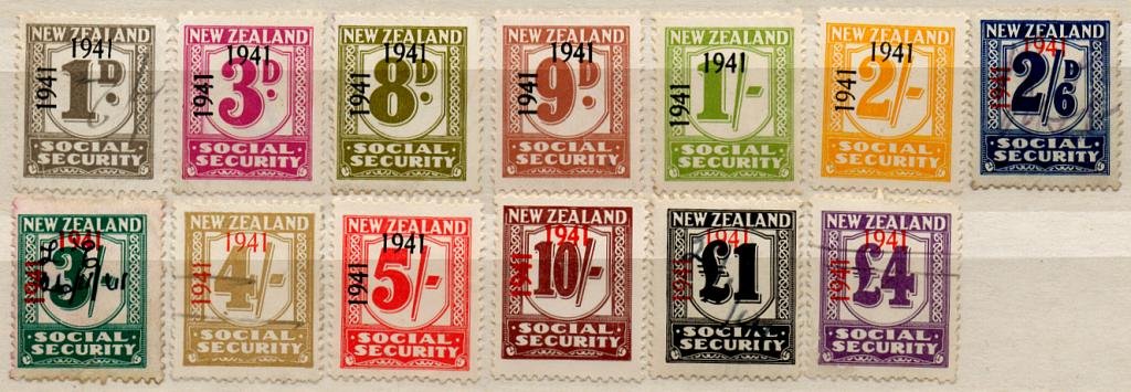 (I.B) New Zealand Revenue : Social Security Collection (1941)