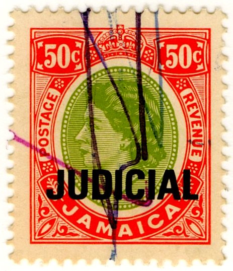 (I.B) Jamaica Revenue : Judicial 50c
