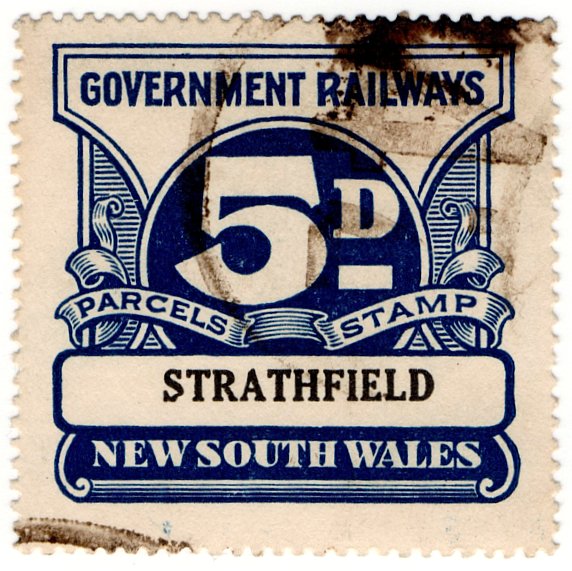 (I.B) Australia - NSW Railways Parcel 5d (Strathfield)