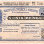 (I.B) George VI Revenue : Postal Order 6d (Ammanford 1955)