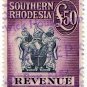 (I.B) Southern Rhodesia Revenue : Duty Stamp £50